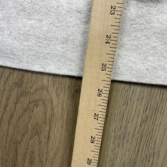 Champion Hoodie Mens Medium Gray Reverse Weave Sweatshirt C Patch Pullover - Picture 9 of 10